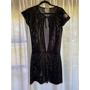CHANEL Mesh Coverup Dress